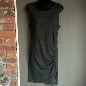 Nordstrom Leith Grey Fitted Tank Dress, size XL